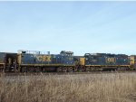 CSX 1142 and 2555